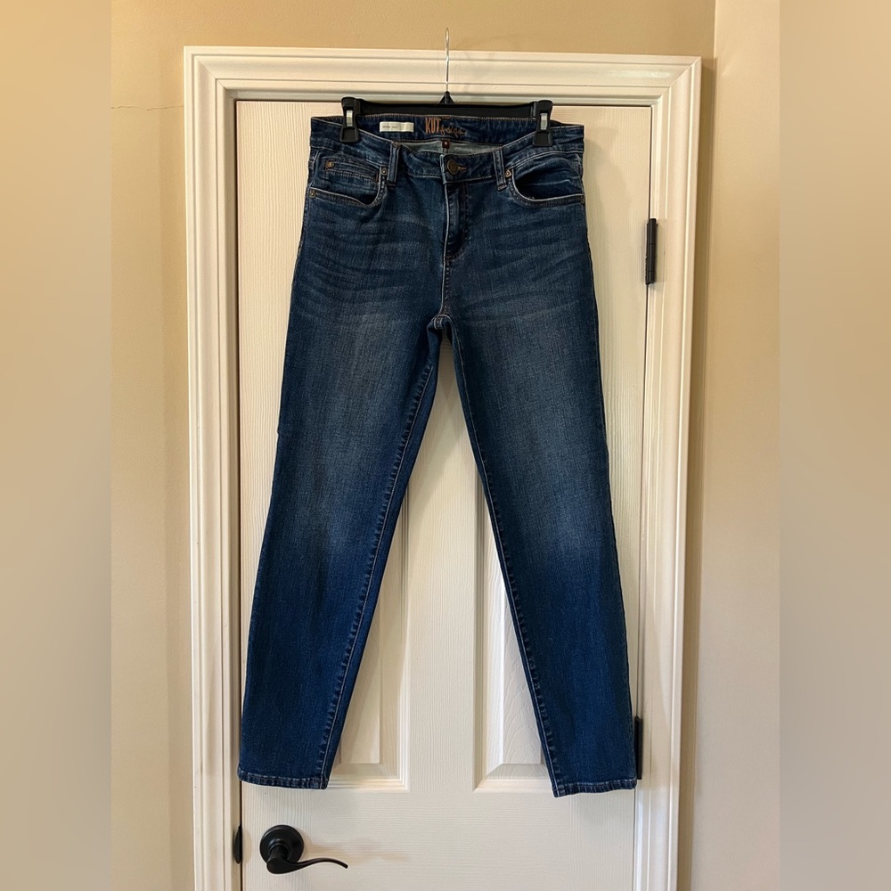 Kut from the Kloth Medium Blue Sienna Skinny Denim Jeans Size 8